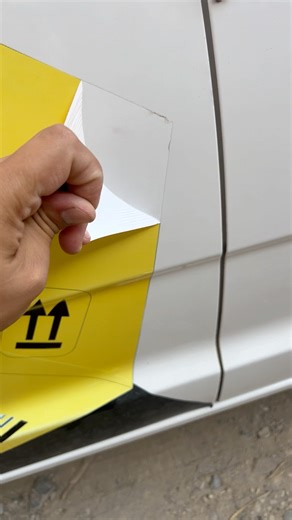 Car Sticker Removal Hack 🔧 Fast & Safe Method #shorts