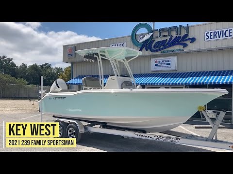 Review of the 2021 Key West 239 Family Sportsman. Feature Loaded. Family Comfort and Serious Fishing