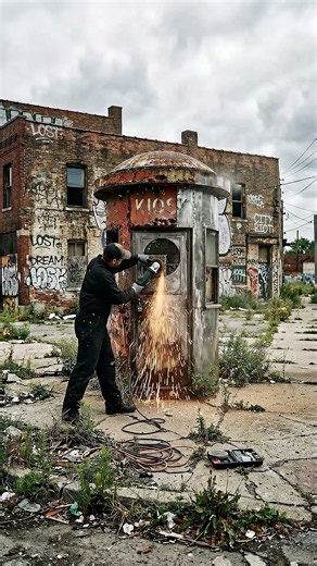 Abandoned Kiosk Became a Coca Cola Dream Shop.