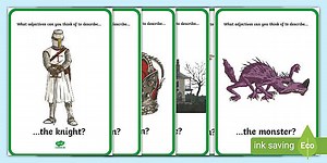 Adjective Description Prompt Posters