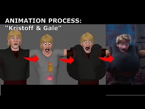 Kristoff & Gale Animation Process | Frozen 2