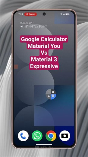 Google Calculator 🧮 New Design (Material You vs Material 3 Expressive)