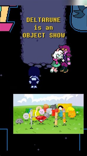 DELTARUNE is an OBJECT SHOW #undertale #deltarune #tobyfox #osc #bfdi #tpot #bfb #gaming #indie