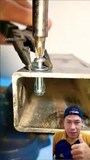 DIY Rivet Nut Installation Without Special Tools #shorts