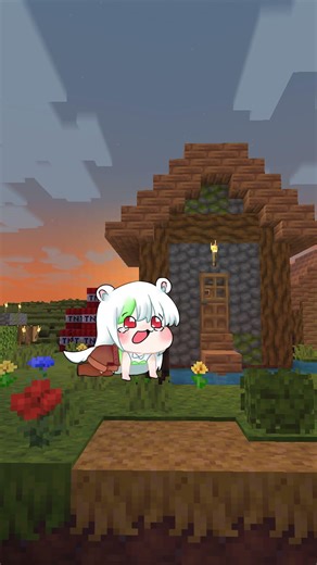 ⚠️목소리 주의⚠️ 마크쪼아요 #minecraft #주민마을
