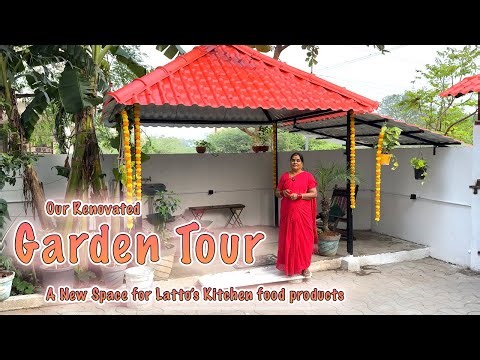 Latto's Kitchen Garden Tour 🏡 | We renovated our Side garden space 😍