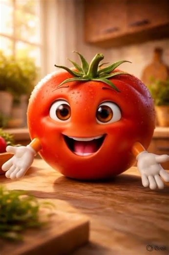 Talking Tomato Gives a Healthy Message! 🍅 | Funny AI Animation Short