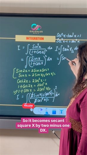 17K views · 541 reactions | Integration problem solved using trigonometric identities #maths #mathreels #fbreels #calculuswithij #mathematics #mathstutor #integration #calculus #conceptsbyij | Concepts by Indervir Jolly | Facebook
