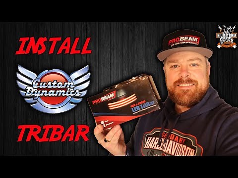 Game-Changing LED Upgrade! Custom Dynamics Tri-Bar Install on a Street Glide Special
