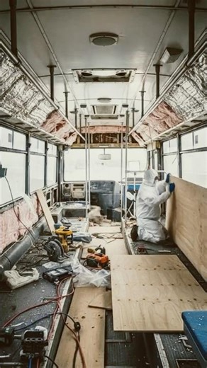 I Turned An Airport Shuttle Bus Into A $100K Minimalist Tiny Home! 😱✈️