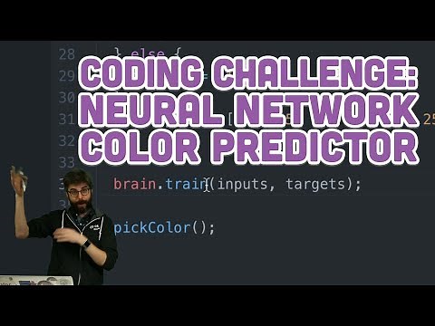 Coding Challenge #99: Neural Network Color Predictor