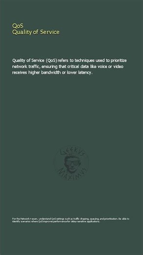 QoS Quality of Service - Network+