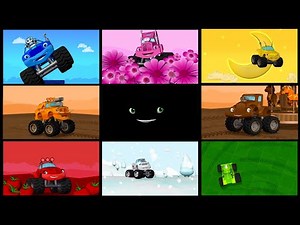 Learn Colors with Monster Trucks | Educational Songs for Kids | GiggleBellies