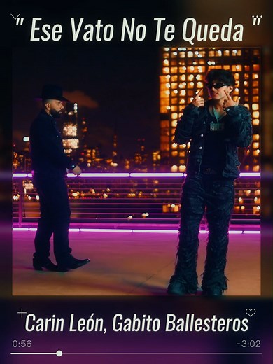 #NUEVACANCION Ese vato no te Queda #longervideosontiktok #mvt_music #carinleon #gabitoballesteros