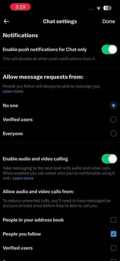How to enable push notifications on X