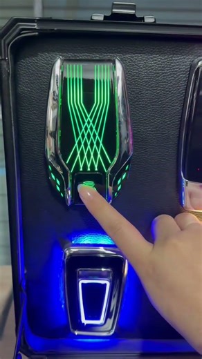 Commercial vehicle wall lamp/reading light, LED, touch control, 7-color changing.#vclass #vito #van