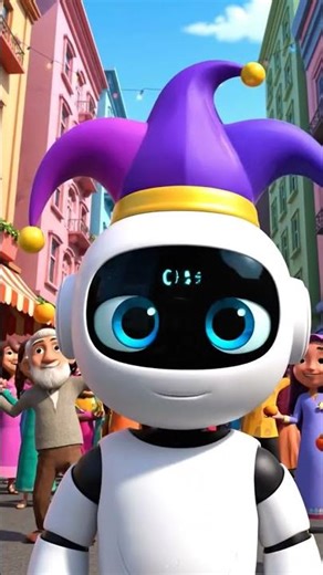 Robot makes everyone happy #shortvideo #life #funny #robot #fantasy #viral #new #trending #Love