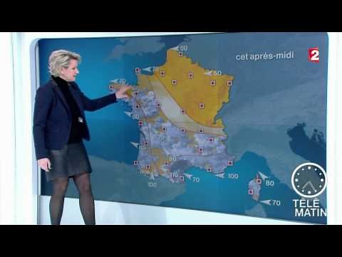 LA METEO de NATHALIE RIHOUET le 2017 02 13 sur FRANCE 2