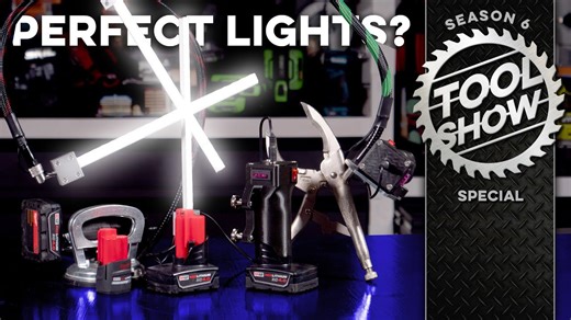 Shop Lights that run on Milwaukee and DeWALT batteries!