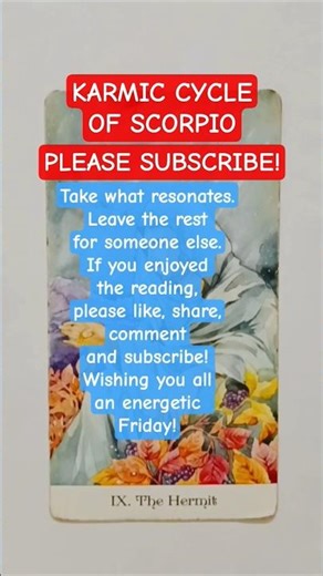 KARMIC CYCLE OF SCORPIO ♏ #scorpio #short #tarot #reading #may #2026 #karmic #cycle #video #today