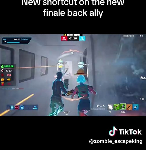 New shortcut go try it #zombieescape #fortnite #fyp #foryoupage