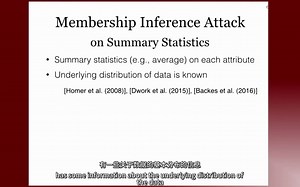 【中英双语】S&P 2017 | Membership Inference Attacks Against ML Models | 听译#07