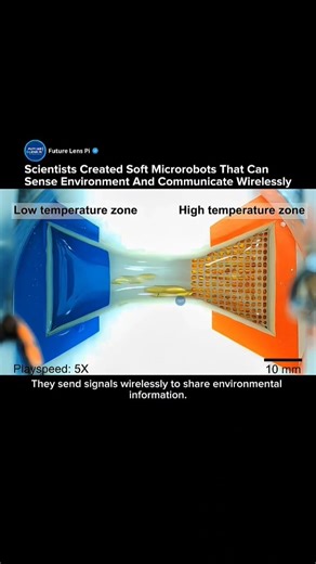 Tiny Shape-Shifting Microrobots That Can Communicate Wirelessly Are Here #robot #material #tech