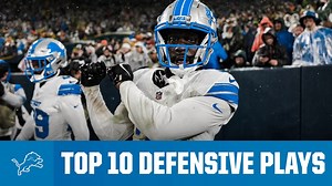 Check out the Top 10 Defensive Plays from the Detroit Lions 2024 season 🎥 | Detroit Lions