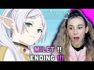 Milet - Anytime Anywhere - Frieren Beyond Journey's End Anime Ending | FIRST TIME REACTION
