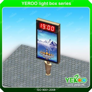 [Hot Item] Scrolling Light Box Advertising Mupi Outdoor Fixed Picture Advertising Lightbox
