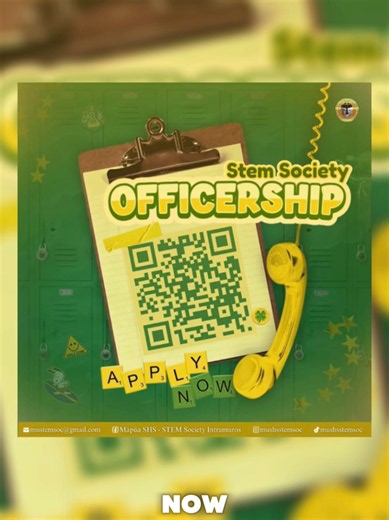 Yes, hindi siya taga-LPU. Yes, hindi siya si Chloe. Pero ikaw? ‘Wag ka nang tumakas pa—at baka ito na ang sign mo para maging officer ng 𝐌𝐚𝐩ú𝐚 𝐒𝐭𝐞𝐦 𝐒𝐨𝐜𝐢𝐞𝐭𝐲 – 𝐈𝐧𝐭𝐫𝐚𝐦𝐮𝐫𝐨𝐬! 🤔💭 If you’re someone who’s passionate to lead, collaborate, and serve for an organization, then this place is just for you. Join a team where your ideas matter and will remarkably come to life. ✨ 🔗: https://forms.gle/XAmLm531fNhAUURf6 🔗: https://forms.gle/XAmLm531fNhAUURf6 🔗: https://forms.gle/XAmLm