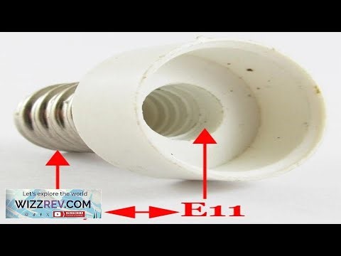 1pc E17 Male to E11 Female Base LED Light Bulb Adapter Holder