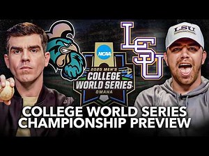 College World Series Championship Breakdown and Preview w/ Matt Moscona | Crain & Company
