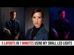 Quick and Simple Portraits using my small LED lights for Photography. Phottix M200R and M180