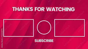 youtube end screen background with white text, rectangles, circle, and SUBSCRIBE. Perfect for newsletters, social media posts, or website subscription buttons.