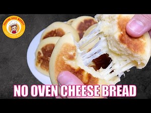 Soft and Fluffy Cheese Bread ! Without Oven ! Amazing EASY and DELICIOUS Recipe