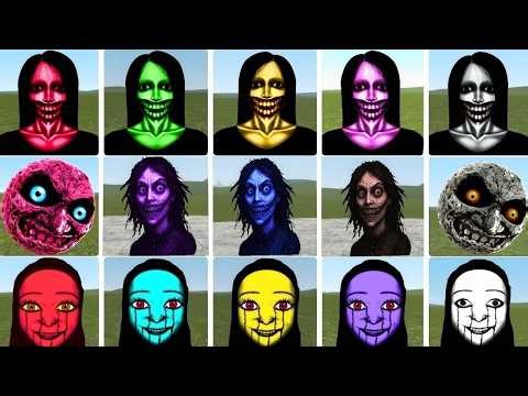 Kuchisake Onna And Ellis Nextbot, Termina Vs Towers In Garry's Mod