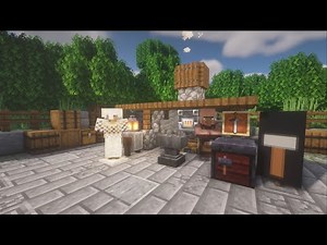 Minecraft | Small Build Ideas: Blacksmith Market Stall