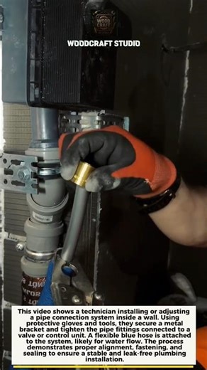 Smart Pipe Installation Trick for Leak-Free Plumbing #plumbing #DIY #tools