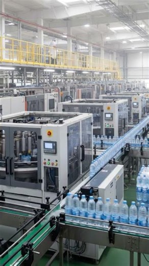 Water Bottle Manufacturing Process | High-Speed Bottling & Packaging Factory”