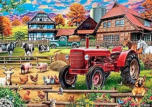 Buffalo Games - 500 Piece Jigsaw Puzzle PD Moreno European Countryside, Made in USA, Premium Recycled Board, Full-Color Poster, Giftable Art