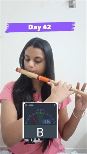 Used Soundcorset Tuner app #flutepractice#learnflute#dailyflutepractice#ytshorts#flutecover#songs