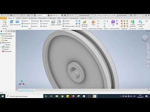 HACER UNA POLEA EN INVENTOR CON PARAMETROS