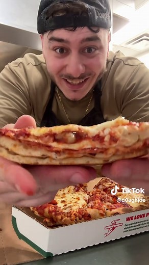 Stuffing a Pizza Inside Another Pizza!