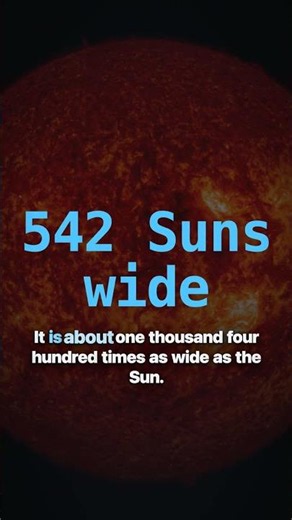 VY Canis Majoris is a star so large that three billion Suns could fit inside it.