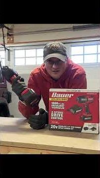 Tool Review - BAUER 20V Brushless Cordless Impact Wrench Kit #diy #toolreview #harborfreight