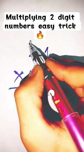 multiplying 2-digit numbers. #matheducation #maths #mathshorts #ytshorts #mathtricks #viral