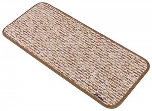Prest-O-Fit Interior RV Step Rug for Landings - 23-1/2" Wide x 10" Deep - Pecan - Qty 1 Prest-O-Fit