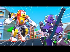 🤖 Go Super Robot! 🔥 Robofuse VS Zitron! 🚗 Car Cartoons for Kids