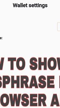 Pi/ Pi Network/Pi Update/Pi: How To Recover Your Pi Passphrase In Pi Browser App
